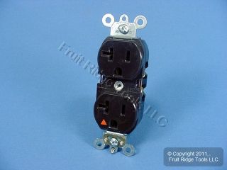 Leviton Brown Isolated Ground Duplex Outlet Receptacle 20A 5 20R 5362