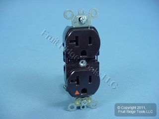 Leviton Brown Isolated Ground Duplex Outlet Receptacle 20A 5362 IGB