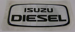 Isuzu Diesel Duramax Emblem Decal Sticker Turbo