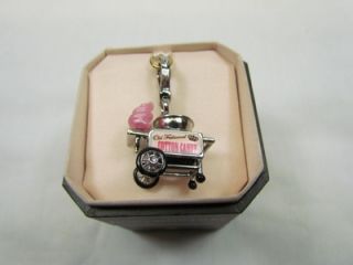 Juicy Couture Silver Cotton Candy Machine Charm 4 Bracelet Keychain