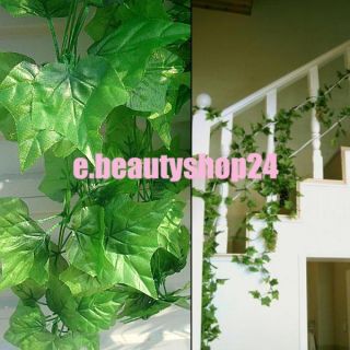 Artificial Hanging Ivy Leaf Vine Plant Silk Garland Garden Wedding