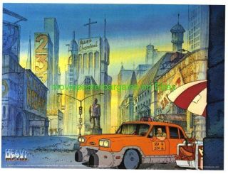 Heavy Metal Taxi Car Style Movie Poster Ivan Reitman