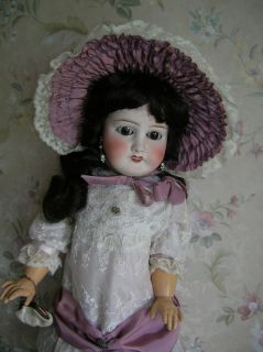  ANTIQUE FRENCH DOLL 23 EXCELLENT CONDMARKS LIMOGES FRANCH J.B 10