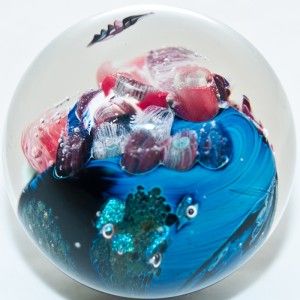 Glass Marble Josh Simpson Colorful Inhabited Planet