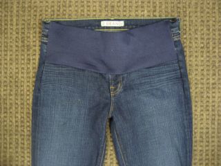 Brand Maternity Jeans Stretch Bootcut Long Dark Blue Size 31 Medium