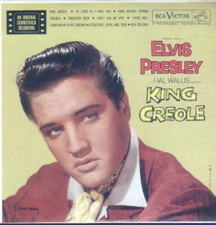 Elvis Presley King Creole LP VG++ Canada RCA LPM 1884 Original Black