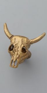 Alkemie Jewelry Skull Bull Ring