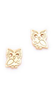 Gorjana Owl Stud Earrings