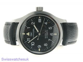 IWC Mark XII Mens Automatic Pilot Watch Steel Shipped from London UK