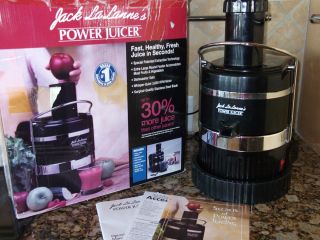 Jack La Lannes Power Juicer as Seen on TV Juicing Machine Complete