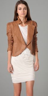 ALICE by Temperley Camile Leather Jacket
