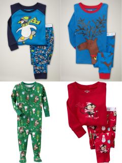Baby Gap or Old Navy Girls Boys Holiday Xmas Pajamas PJs Winter