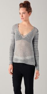 Helmut Lang V Neck Pullover Sweater