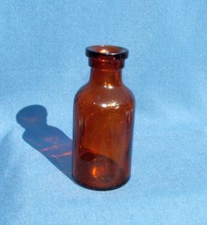 Antique Lysol Amber Brown Glass Bottle