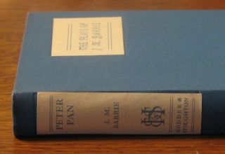 RARE J.M. Barrie PETER PAN THE PLAY 1928 UK 1st Edition/1st Printing