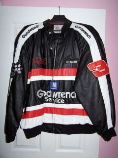 Excelled Dale Earnhardt Goodwrench NASCAR Leather Jacket