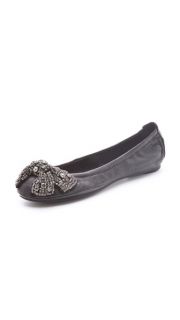 Tory Burch Eddie Flats with Detailed Bow