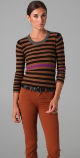 Sonia Rykiel Signature Striped Cashmere Sweater