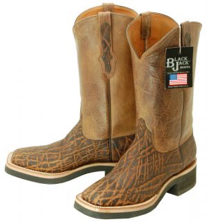 527 Black Jack Chestnut Elephant Cowboy Boots Mens 10 C $600