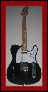 Jack Irons PEARL JAM Signed Autograph Guitar w/ Lyrics Red Hot Chili
