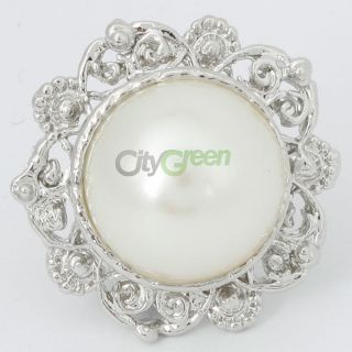 New Fashion Ring Jewelry Wedding Gorgeous Jade Size 10 White