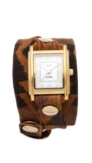 La Mer Collections Limited Edition Aztec Suede Wrap Watch