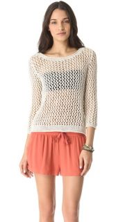 Enza Costa Loose Knit Pullover