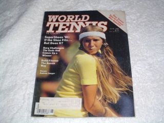 World Tennis Magazine June 1981 Jaeger Borg
