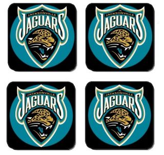 Jacksonville Jaguars Coasters 1 4 Bar Beer Set of 6