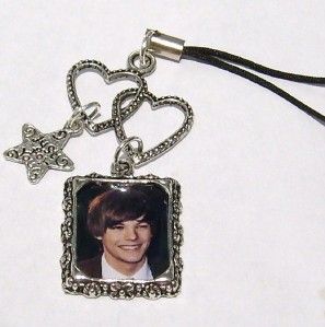 Louis Tomlinson One Direction Heart Mobile Phone Charm