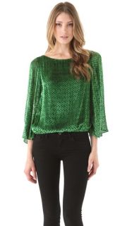 alice + olivia Lucia Bell Sleeve Top