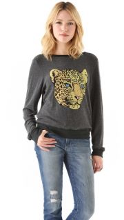 Wildfox Verona Cat Baggy Beach Sweatshirt