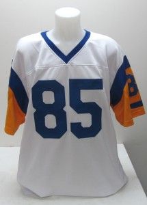 Jack Youngblood Signed Los Angeles Rams Custom Jersey SI