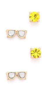 Juicy Couture Sunglasses Stud Earrings Duo