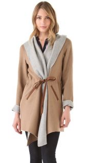Rebecca Taylor Wool Wrap Coat