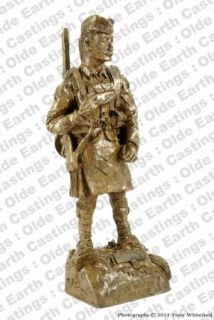 WWI Black Watch Cold Cast Bronze Military Statue Sculpture