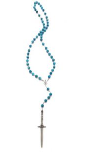 Pamela Love Turquoise Rosary Necklace