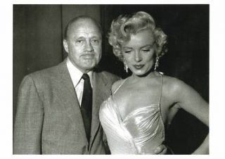 Marilyn Monroe Jack Benny Postcard Phil Stern Photo