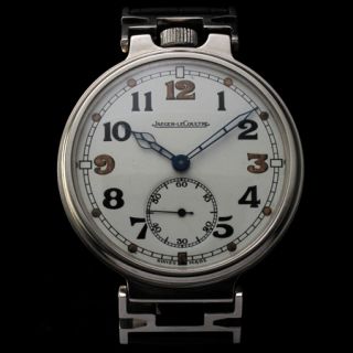 Mens 1940s Jaeger LeCoultre Vintage Watch WWII Era