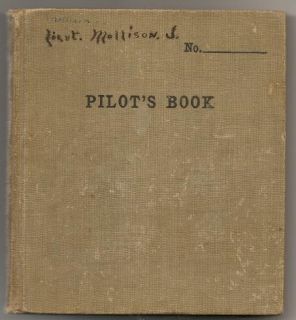 Doolittle Autograph RARE Aero Squadron Pilot Log Book