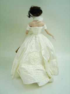 Franklin Mint Jacqueline Kennedy Porcelain Bride Doll Heirloom Wedding