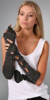 Free People Sparkle Fingerless Gloves