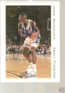 1993 Classic Jamal Mashburn Autograph Kentucky Wildcats
