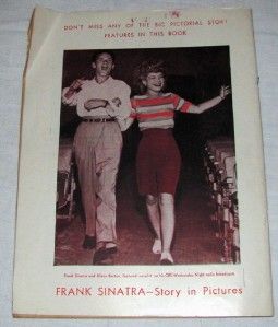  Frank Sinatra Scrapbook Memorabilia Lot Richard Jaeckel 1940S
