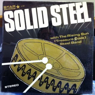  Band Solid Steel LP VG Star LP 1002 Jamaica Drum Sample Record