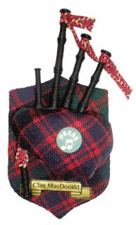 Great Gift Scotland Tartan Musical Clan Magnet Bagpipes MacDonald