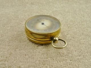 Vintage c1900 James Murray Royal Exchange London Pocket Barometer