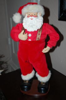 1998 Christmas Jingle Bell Rock Rockin Santa Claus Singing Dancing