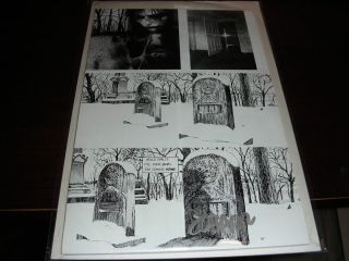   GRAVE WILL OPEN DOOR SIGNED JAMES O BARR NO COA MOUNTED DRY BRD B B