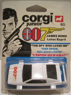 Corgi Jr 60 James Bond 007 Lotus Esprit 1977 C 9